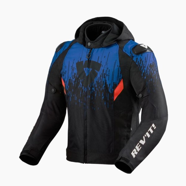 Rev'it! Rev'it Quantum 2 H2O Air Textile Jacket - Black / Blue